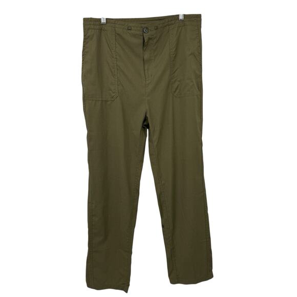 Ripskirt Hawaii Travel Pants size Large Olive Green Lightweight Adjustable - Picture 2 of 11